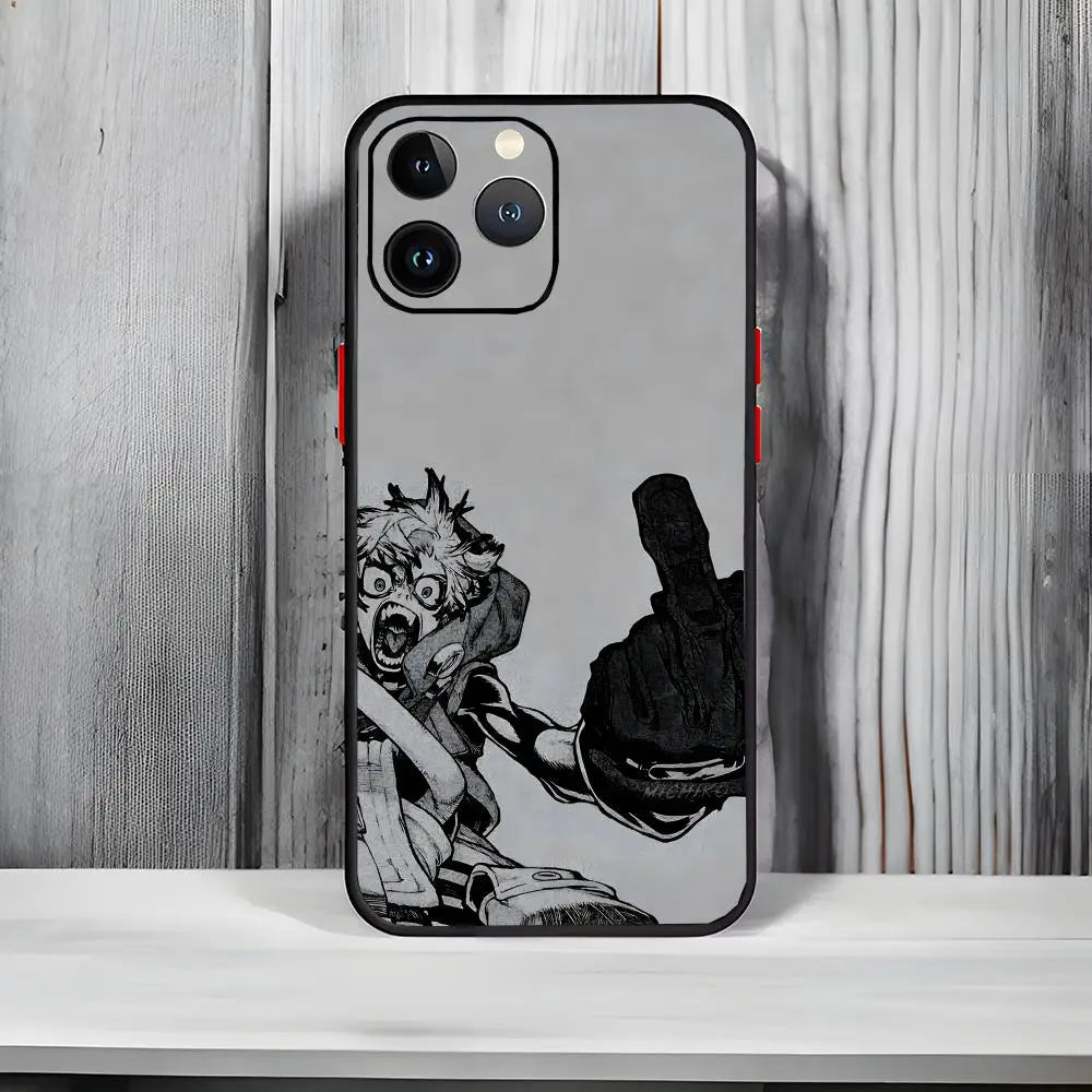 Gachiakuta Rudo Graffiti Manga Black & White iPhone Case
