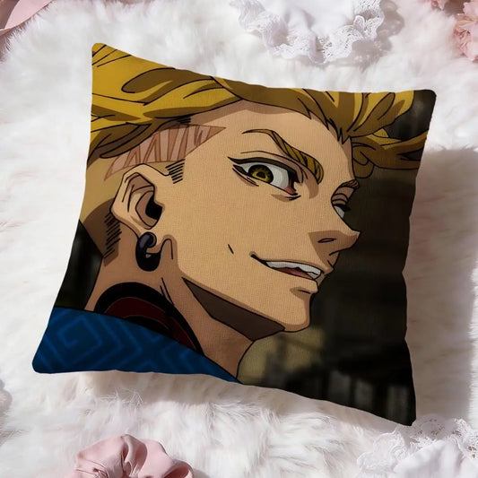 Gachiakuta Enjin Portrait Decorative Throw Pillow