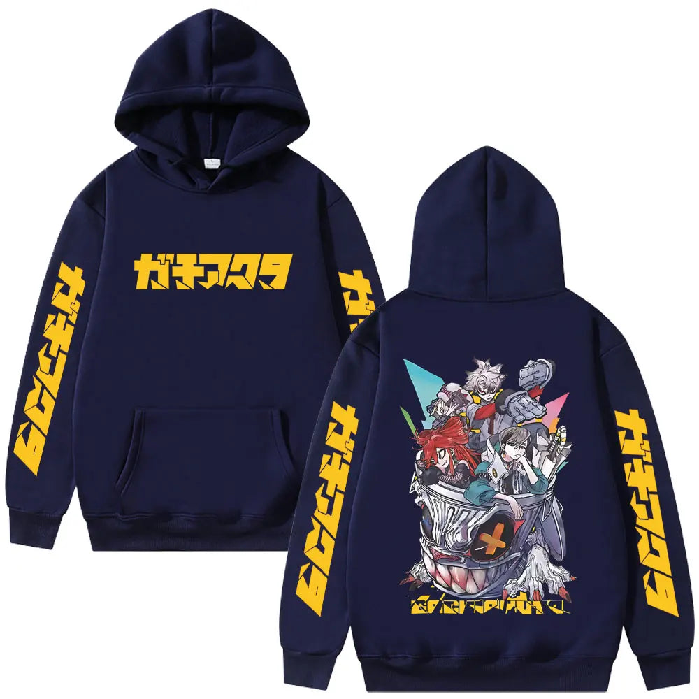 Gachiakuta Anime Team Akuta Navy Blue Hoodie