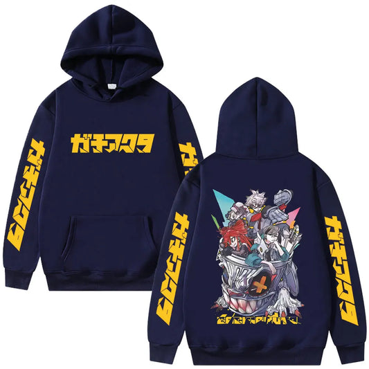 Gachiakuta Anime Team Akuta Navy Blue Hoodie