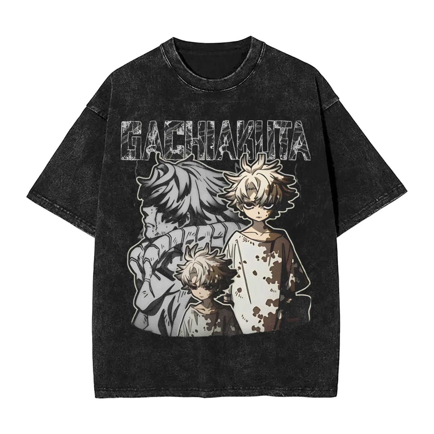 Gachiakuta Rudo Anime T Shirt Black Manga