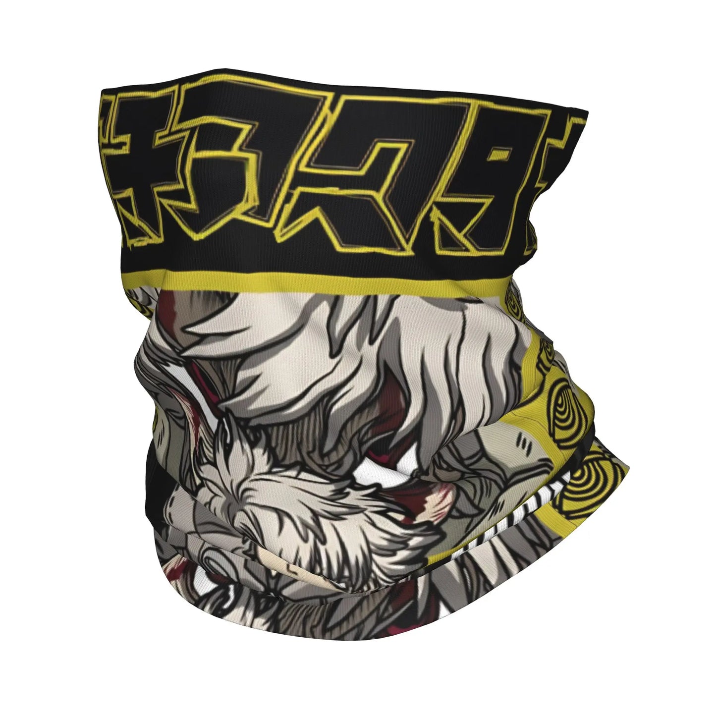 Gachiakuta Rudo Surebrec Yellow Manga Black Neck Gaiter