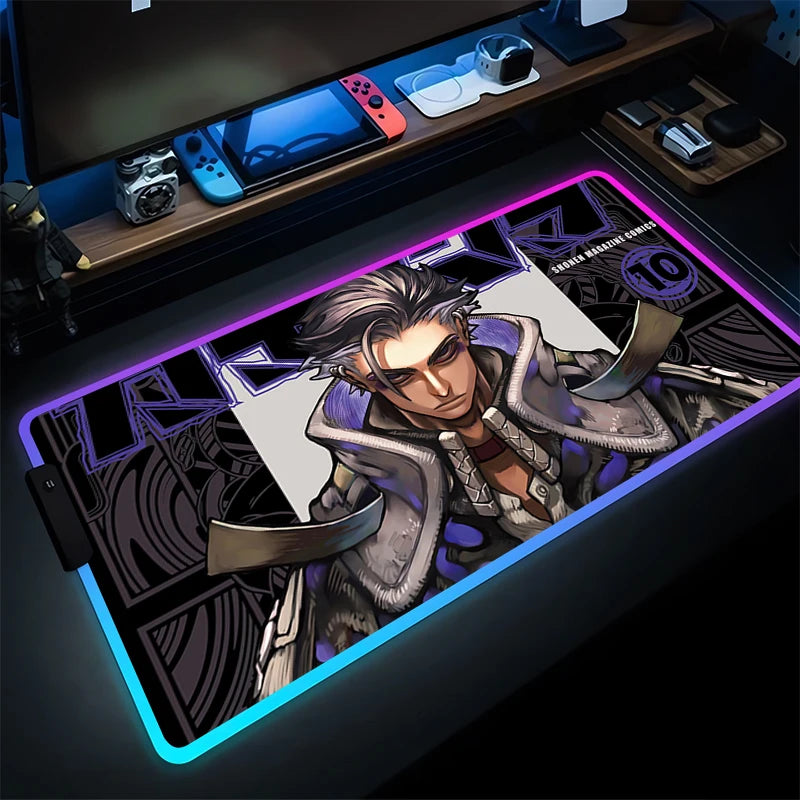 Gachiakuta RGB Gaming Mouse Pad Zodyl Typhon