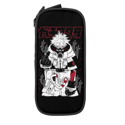 Gachiakuta Rudo Gas Mask Black Pencil Case