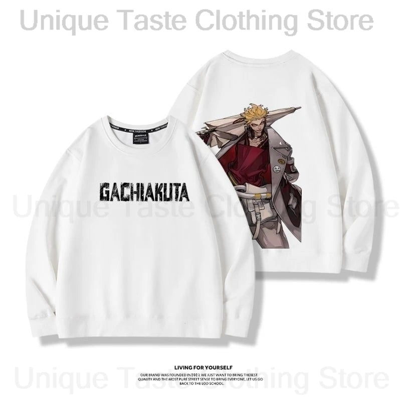 Anime GACHIAKUTA Enjin White Sweatshirt