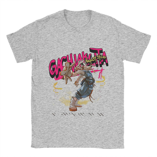 Rudo Surebrec Gachiakuta Anime Streetwear Gray T-Shirt