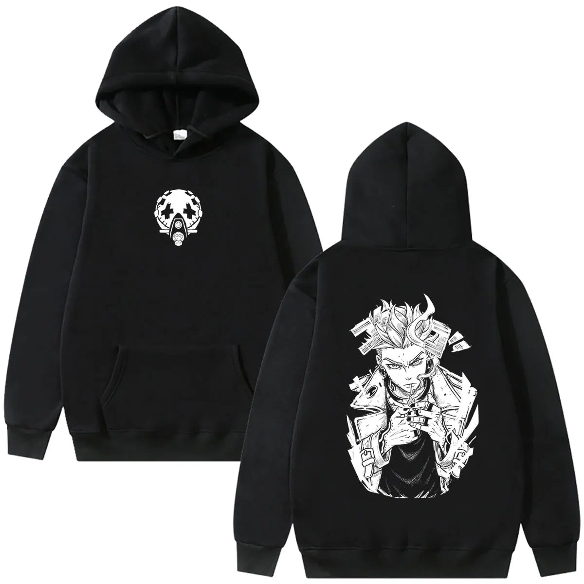 Manga Gachiakuta Enjin Cleaners Black Hoodie