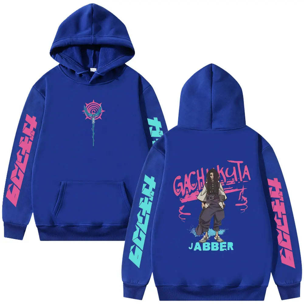 Gachiakuta Anime Jabber Wonger Blue Hoodie