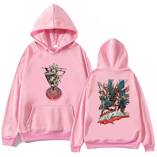 Gachiakuta Chaos Graffiti Warrior Pink Hoodie