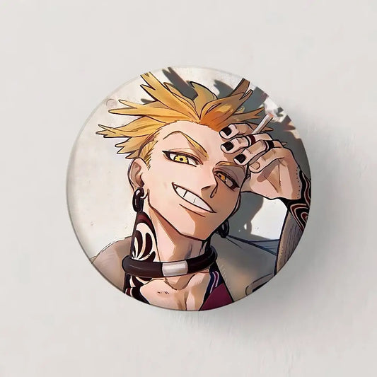 Gachiakuta Enjin Button Pin – Charismatic Anime