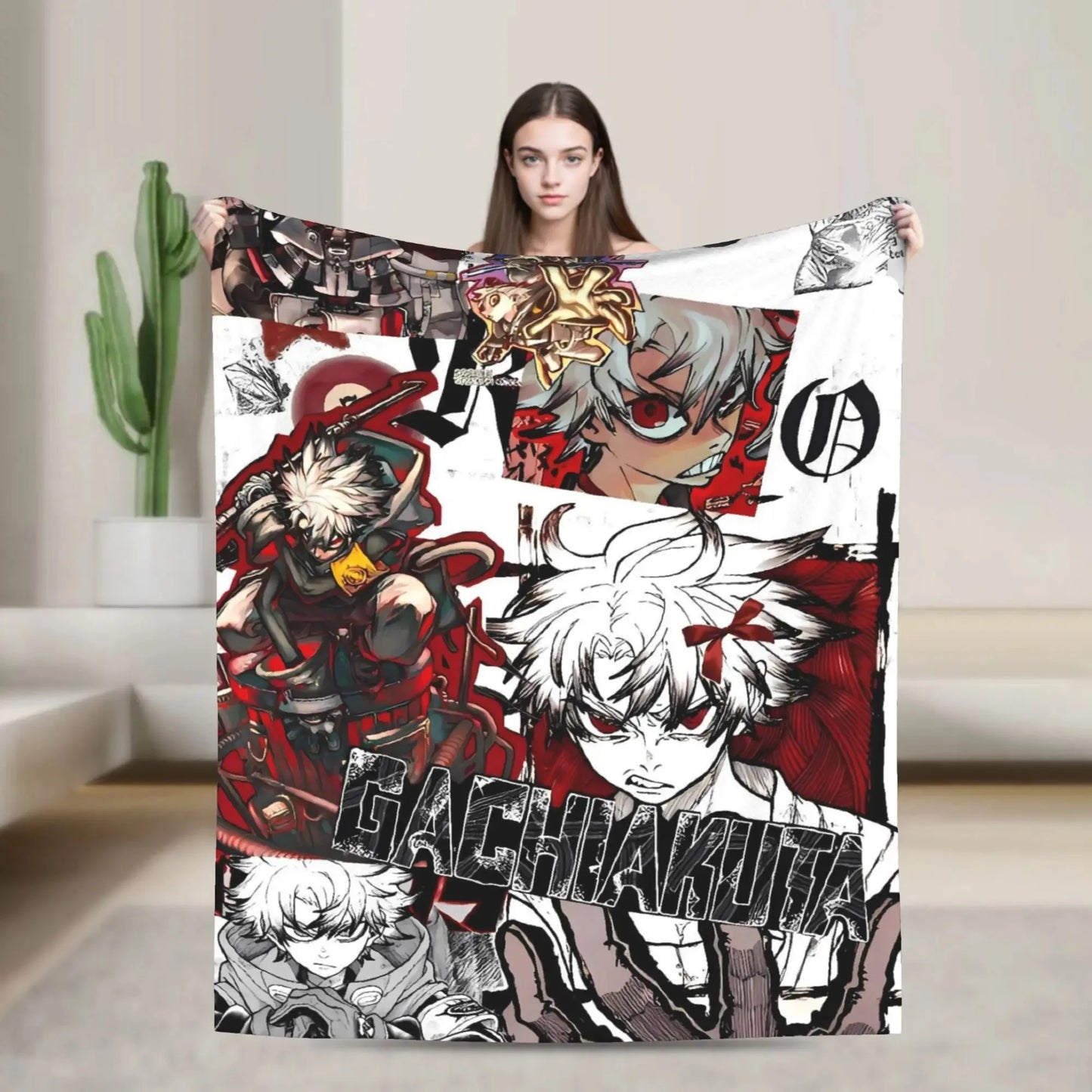 Gachiakuta Manga “Collage Art” Blanket