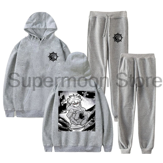 Gachiakuta Rudo Team Cleaners Gray Tracksuit