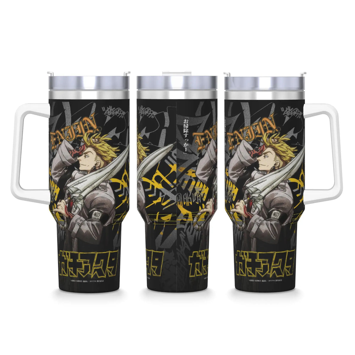 Gachiakuta Blond Sword Graffiti 40oz Stainless Steel Tumbler