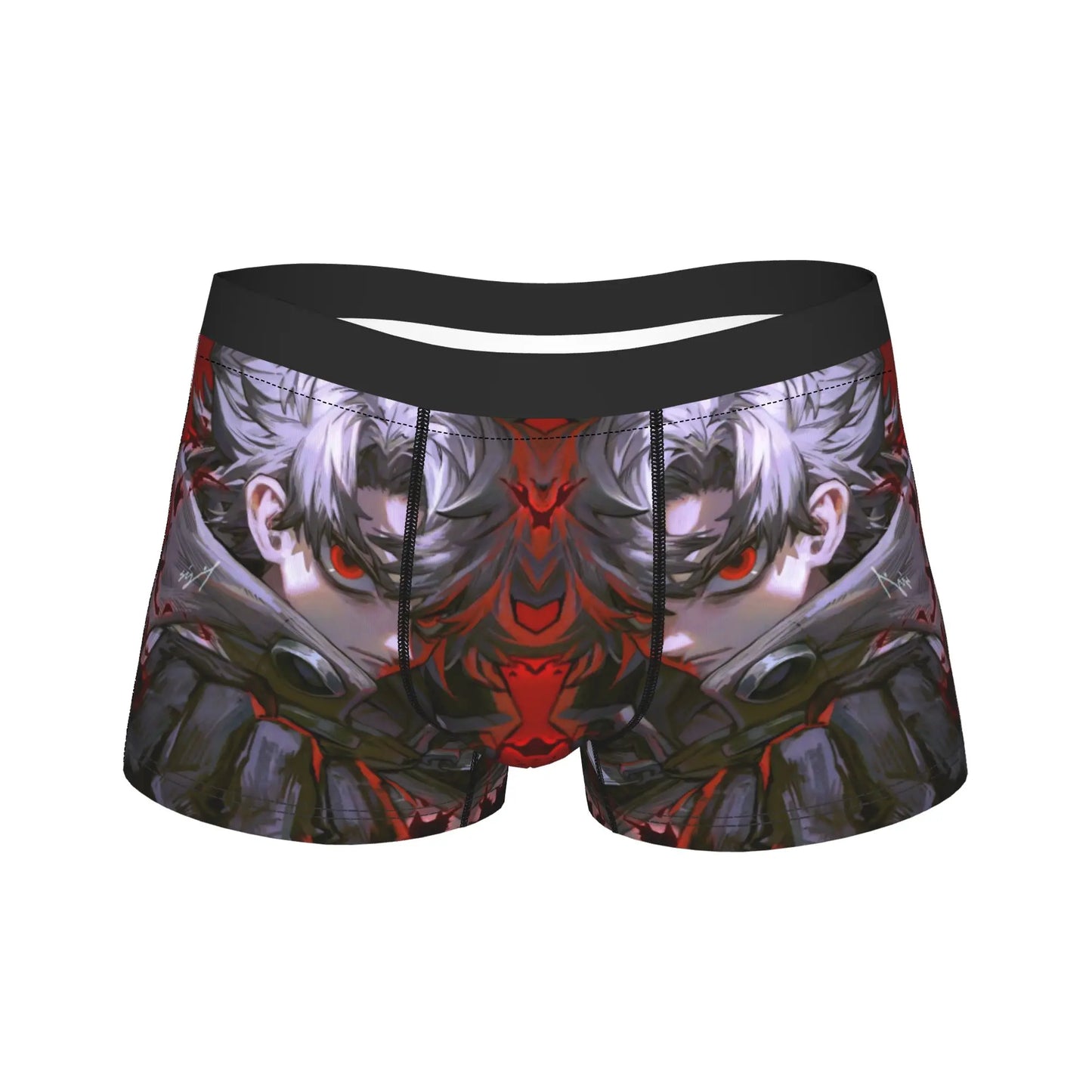 Gachiakuta Rudo Face Black Boxer Briefs