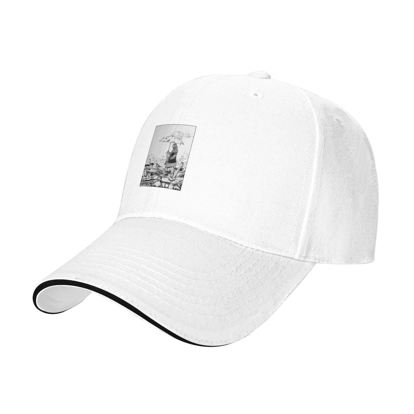 Gachiakuta Enjin Manga Panel White Baseball Cap