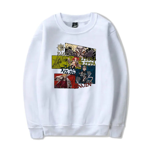 Gachiakuta Character Panel Sweatshirt – White