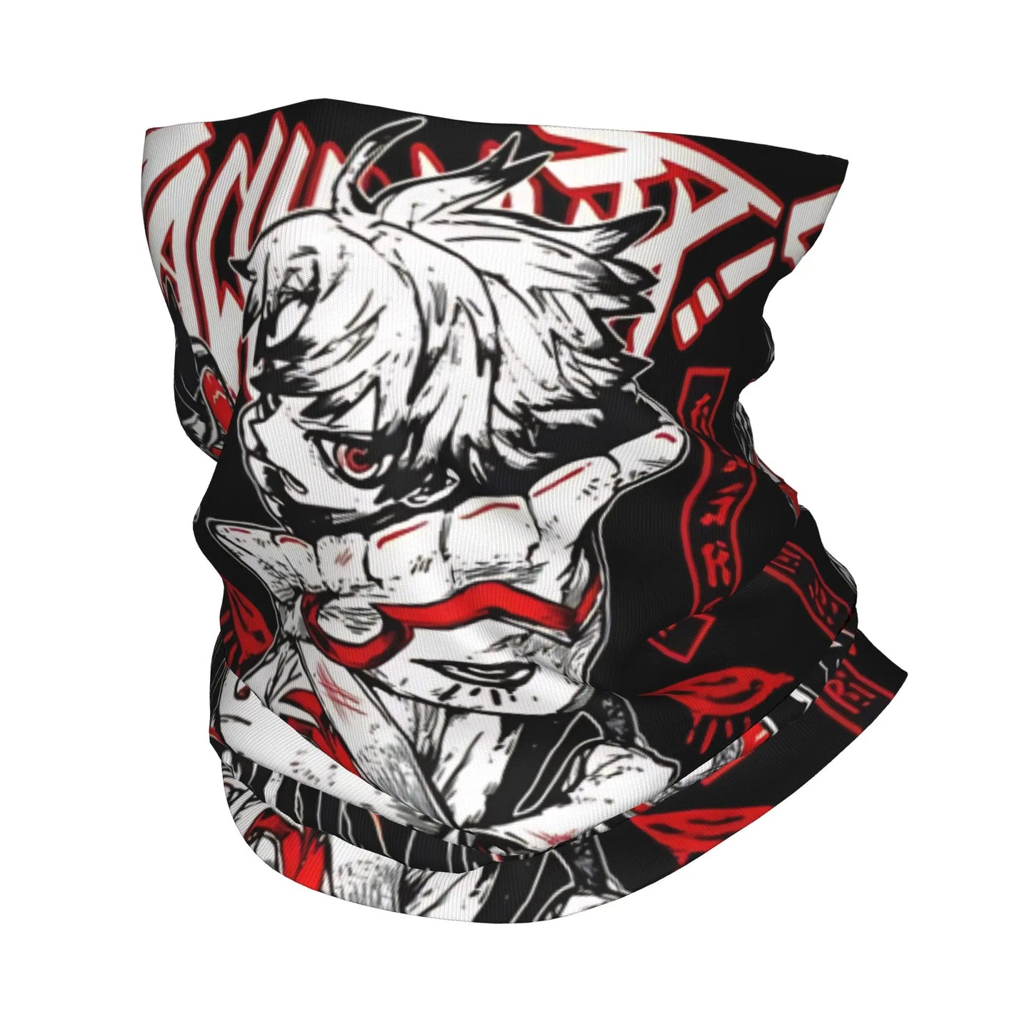 Gachiakuta Rudo Surebrec Red Eye Manga Black Neck Gaiter