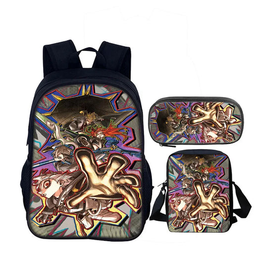 Gachiakuta Action Burst 3-Piece Backpack Set – Explosive Anime