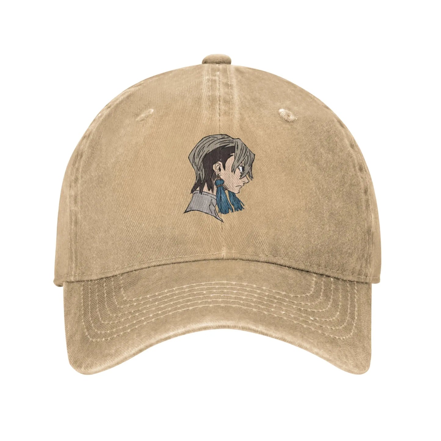 Gachiakuta Zanka Nijiku Beige Vintage Cap