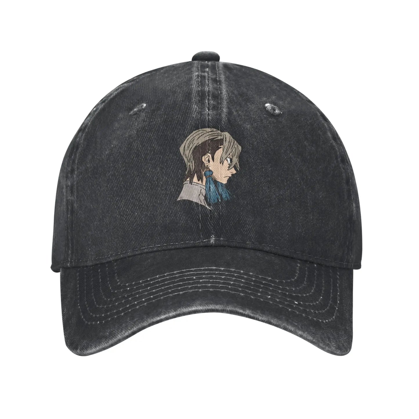 Gachiakuta Zanka Nijiku Black Vintage Cap