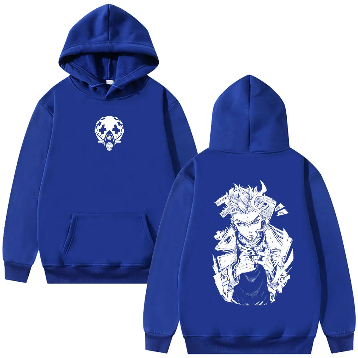 Manga Gachiakuta Enjin Cleaners Blue Hoodie
