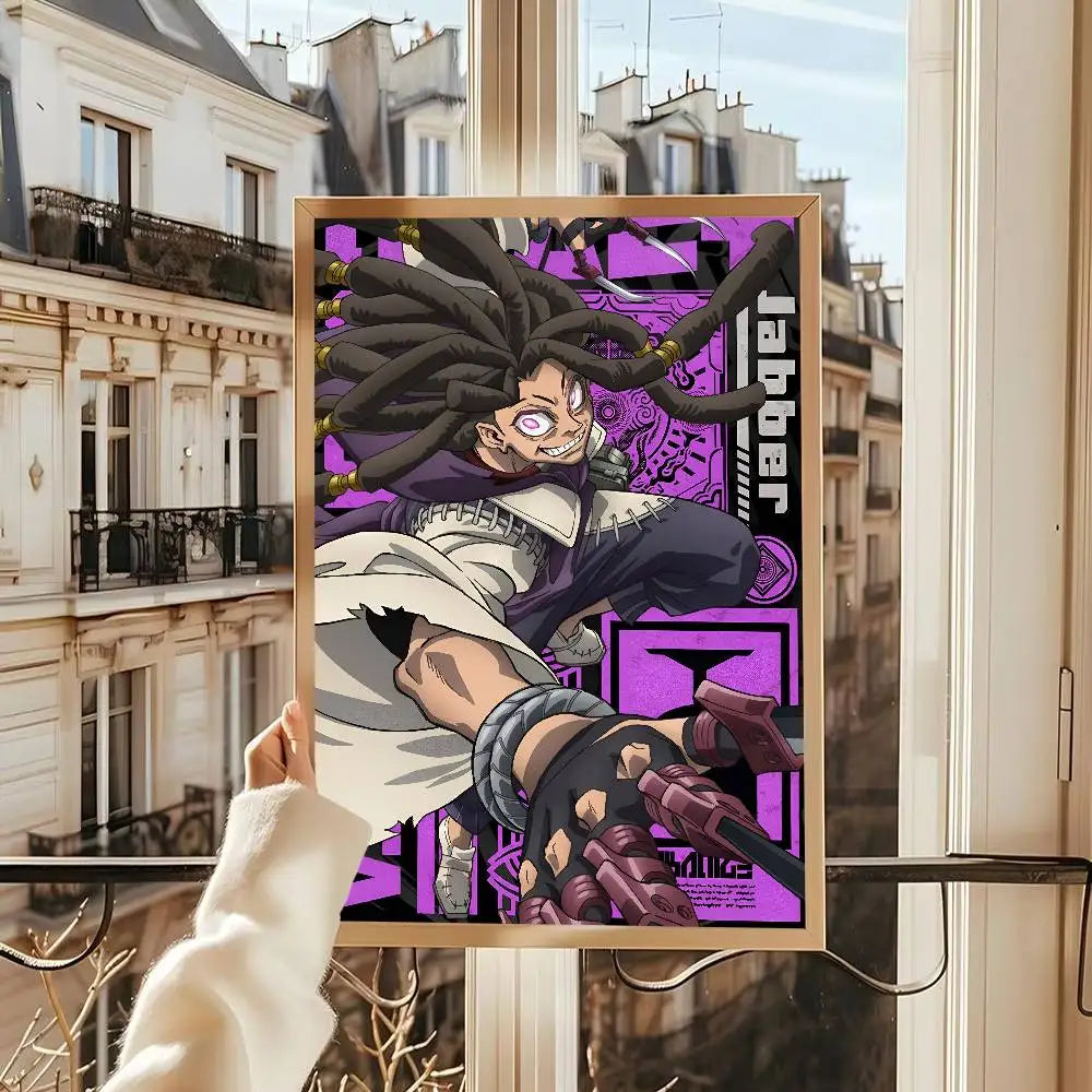 Gachiakuta Jabber Purple Action Claw Poster