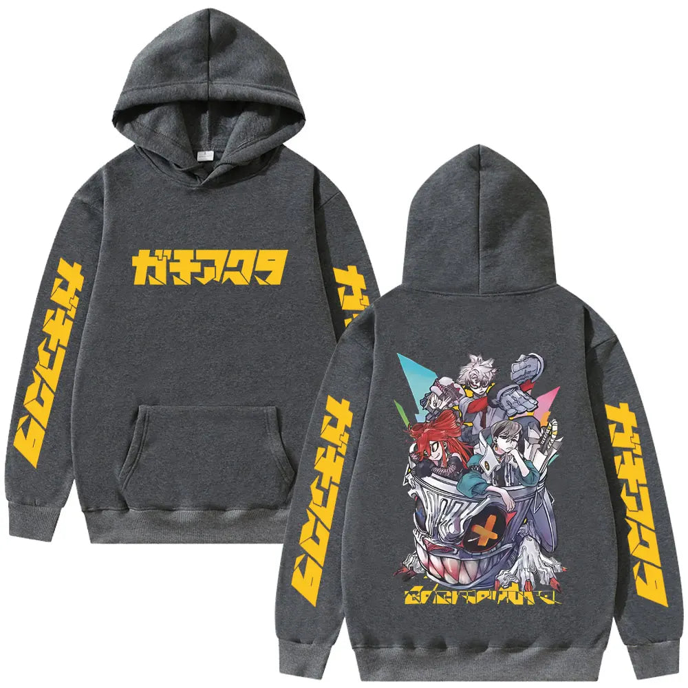 Gachiakuta Anime Team Akuta Dark Grey Hoodie