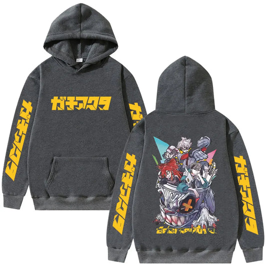 Gachiakuta Anime Team Akuta Dark Grey Hoodie