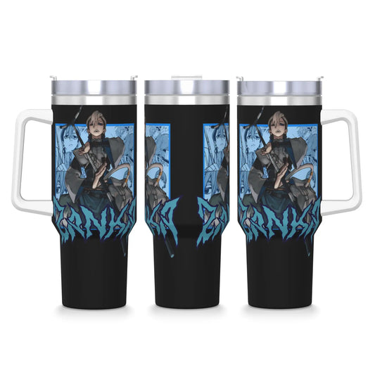 Gachiakuta Zanka Nijiku Blue Manga Panel 40oz Stainless Steel Tumbler