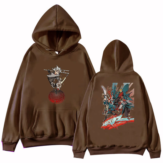 Gachiakuta Chaos Graffiti Warrior Brown Hoodie