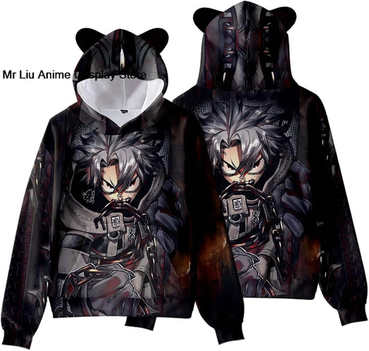 Gachiakuta Rudo Black Hoodie – Bear Ear