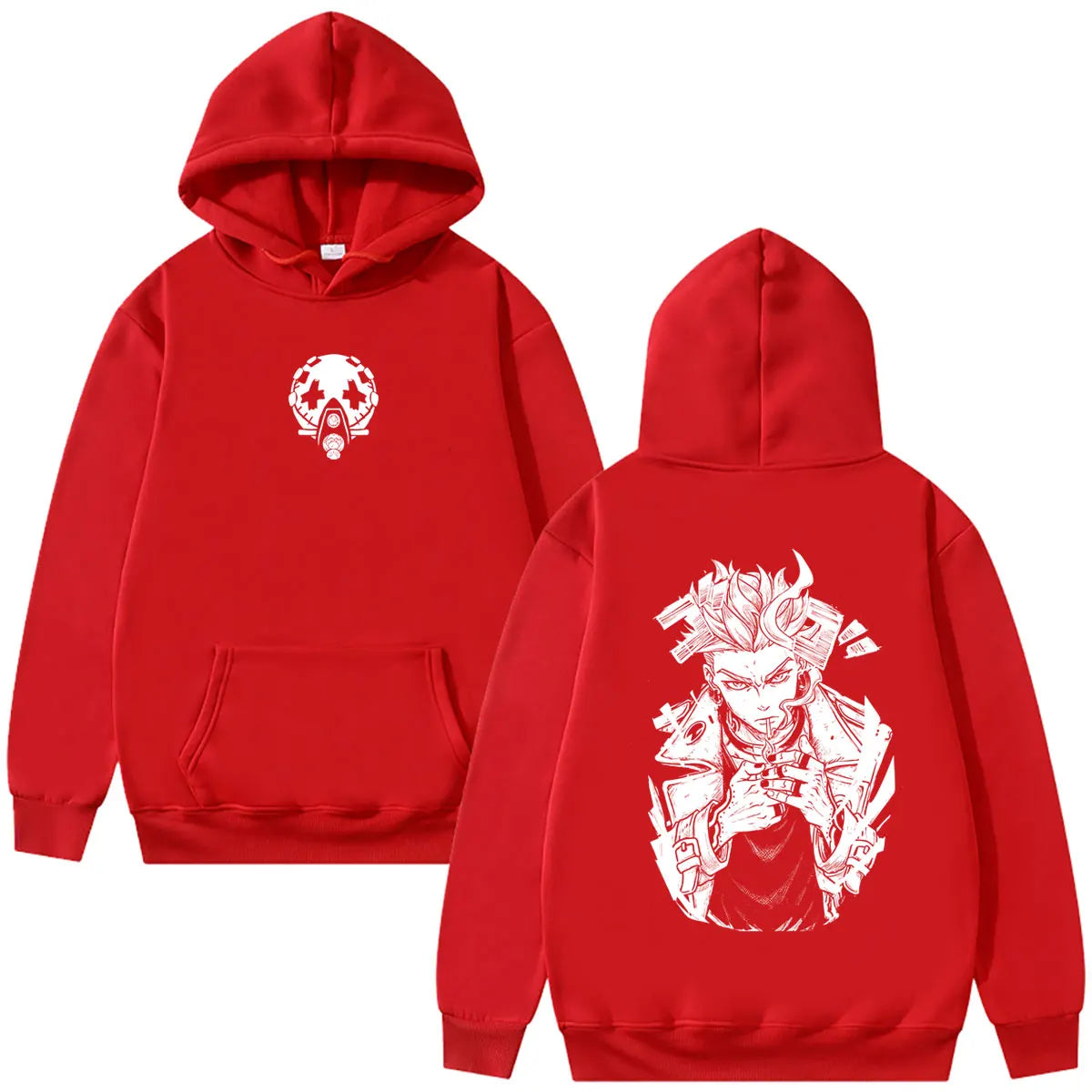 Manga Gachiakuta Enjin Cleaners Red Hoodie