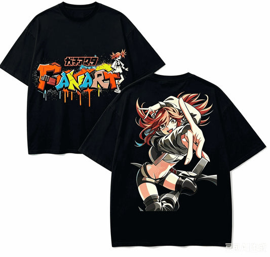 Gachiakuta Riyo Reaper Black T-Shirt