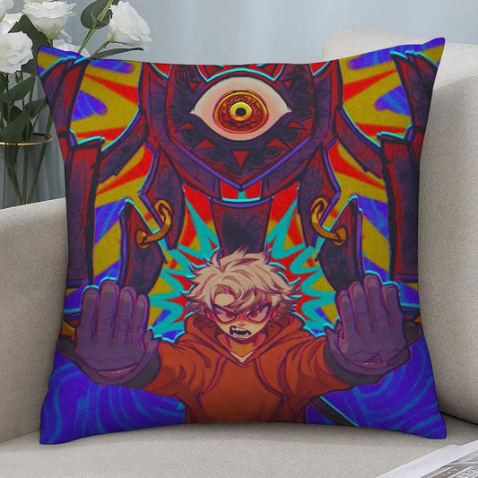 Anime Gachiakuta Rudo Awakening Throw Pillow