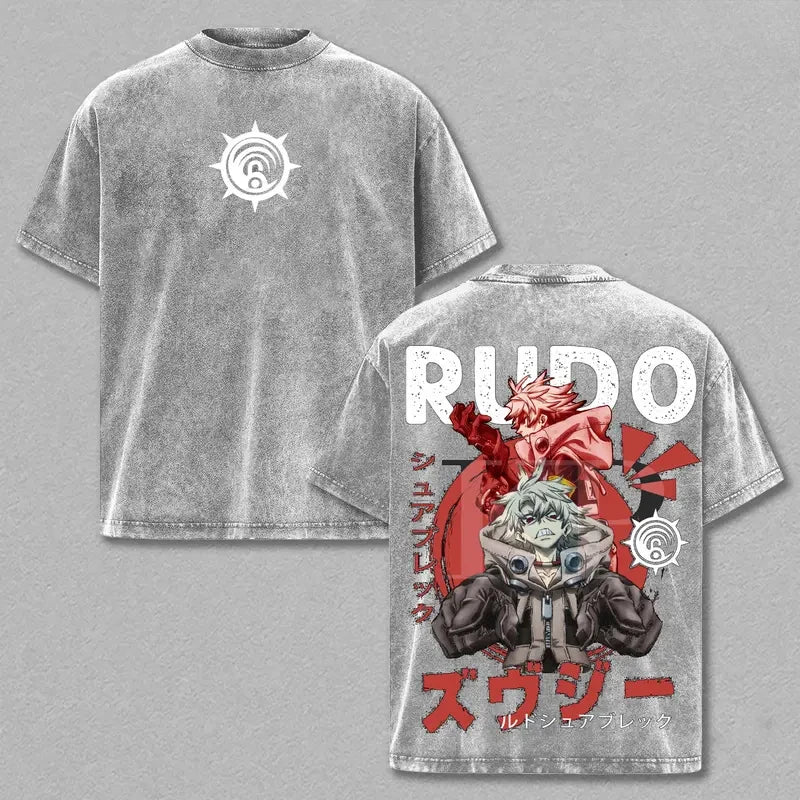 Gachiakuta Rudo Surebrec 3R Gray T-Shirt