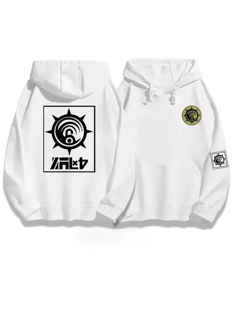 Gachiakuta The Team Cleaners White Hoodie