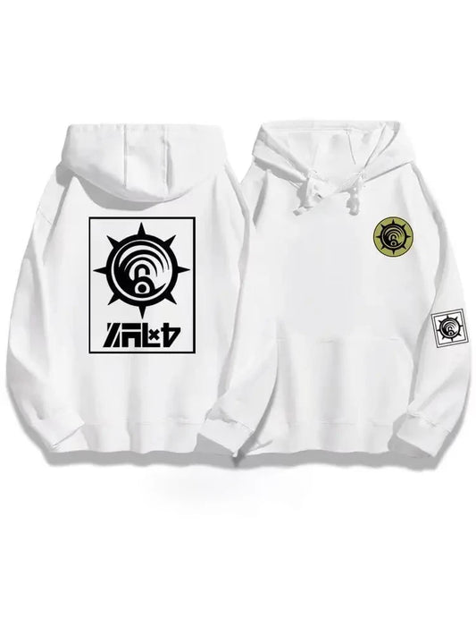 Gachiakuta The Team Cleaners White Hoodie