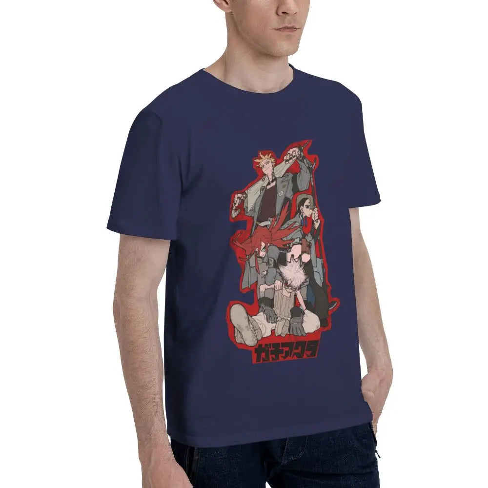 Gachiakuta Navy Blue T-Shirt – Rudo & The Cleaners Team