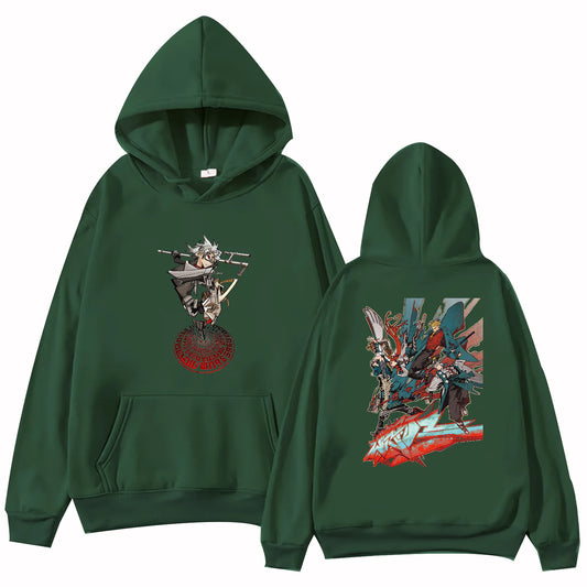 Gachiakuta Chaos Graffiti Warrior Green Hoodie