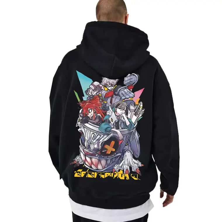 Gachiakuta Anime Team Akuta Gray Hoodie