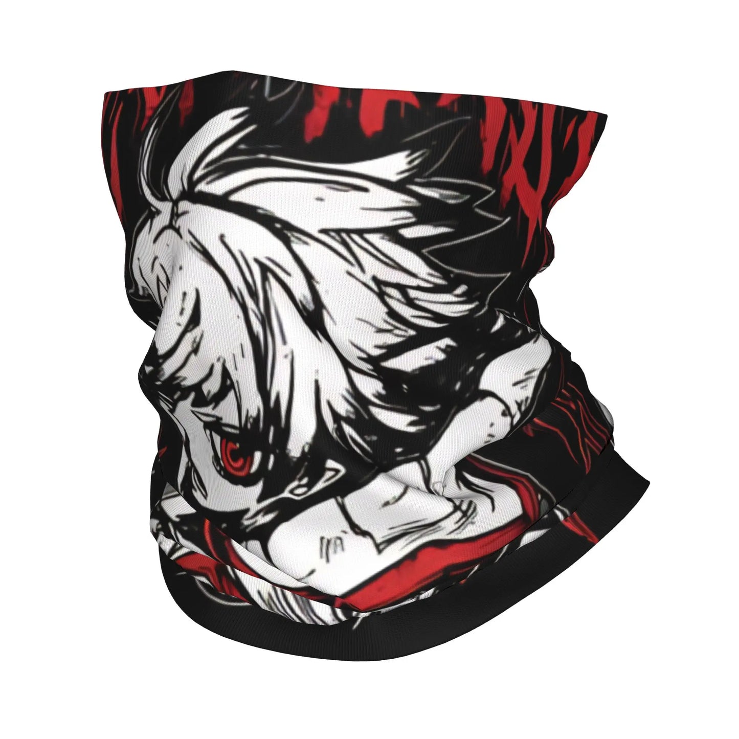Gachiakuta Rudo Surebrec Red Eye Manga Black Neck Gaiter