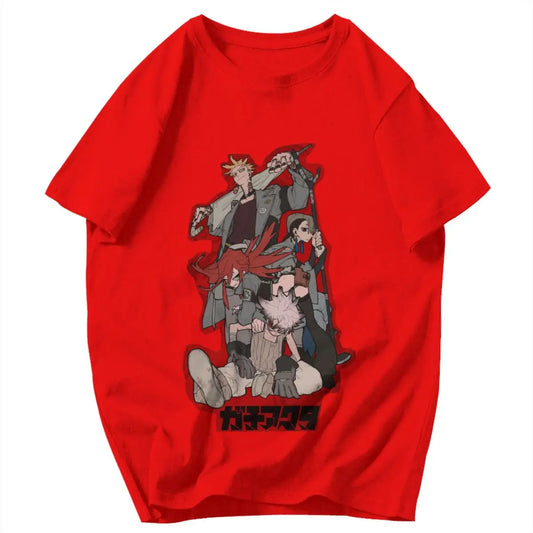 Gachiakuta Red T-Shirt – Rudo & The Cleaners Team
