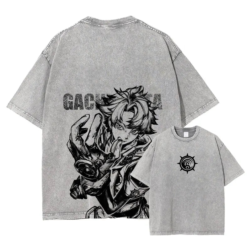Gachiakuta Anime Rudo Surebrec Gray T-Shirt