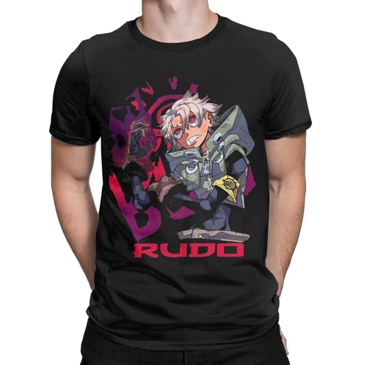 Rudo Gachiakuta Anime Black T-Shirt