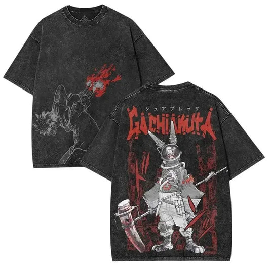 Anime Gachiakuta Rudo Surebrec Black T-Shirt